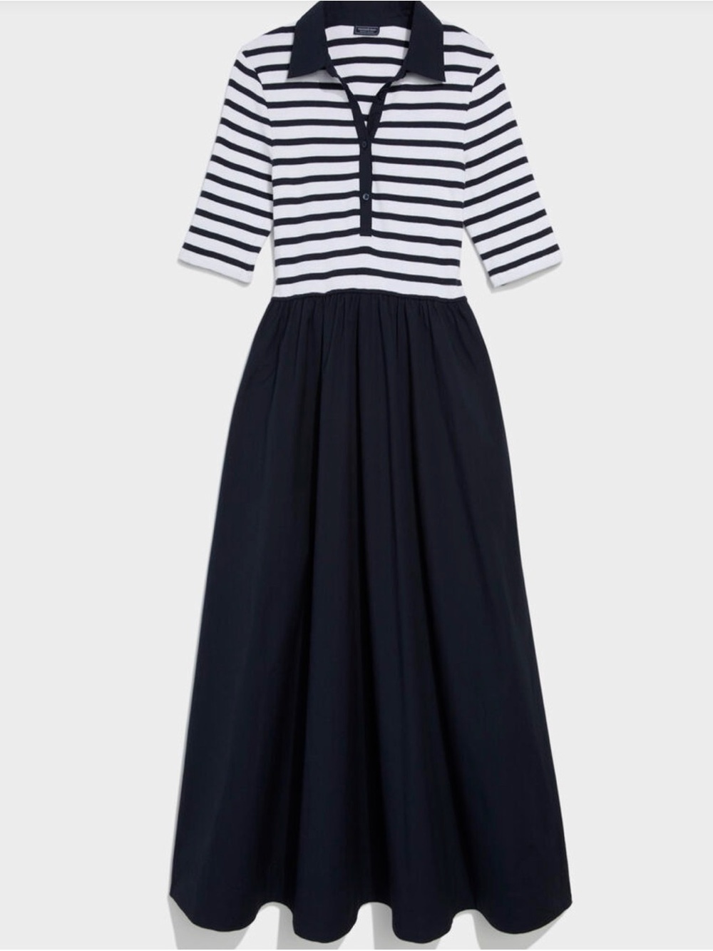 Vineyard Vines Navy and White Striped Polo Morgan Dress